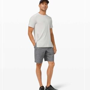 Lululemon T.H.E. Short 9" *Linerless Gravel Dust Asphalt Grey Multi